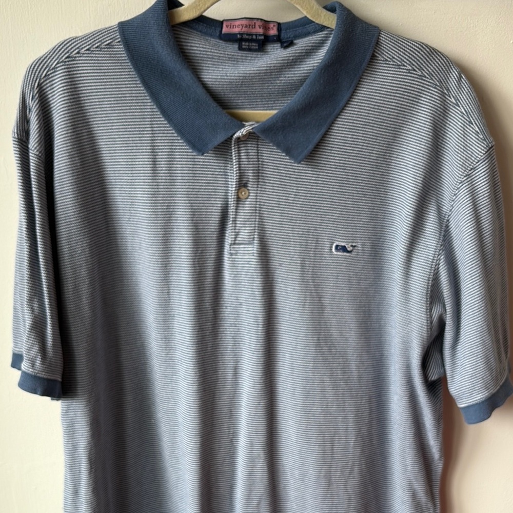 Vineyard Vines Men's Blue Polo Shirt